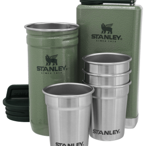 Adventure Pre-Party Shot Glass + Flask Set