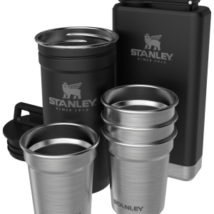 Adventure Pre-Party Shot Glass + Flask Set