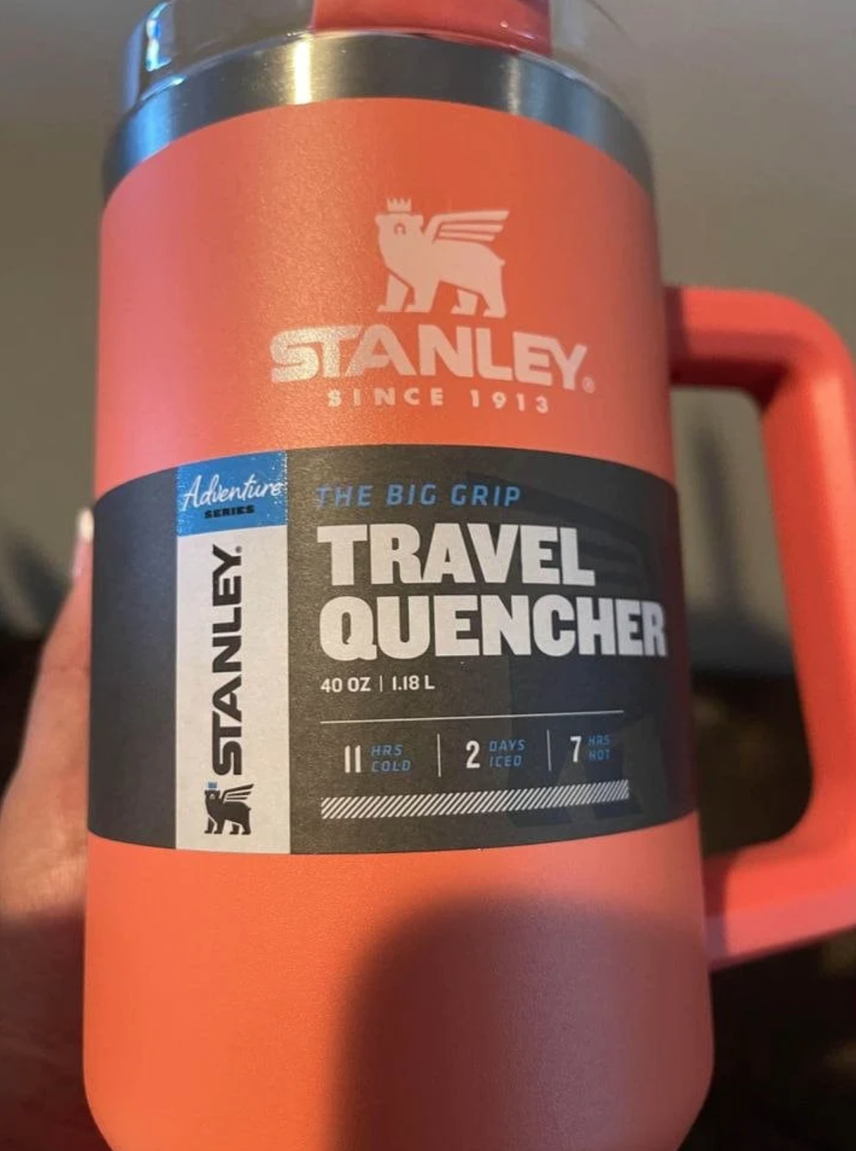 Stanley 40oz Stainless Steel Adventure Quencher Tumbler Orange