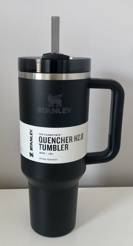 Stanley 40 oz. Quencher H2.0 FlowState Tumbler, Black