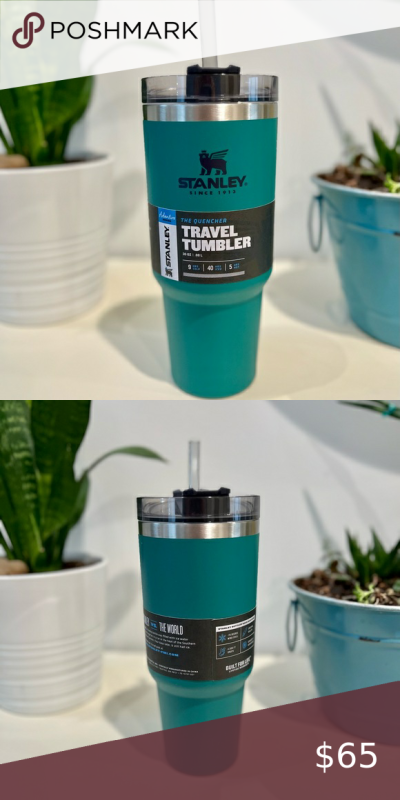 NEW Stanley Tumbler - 40 oz (Turquoise Ombre)