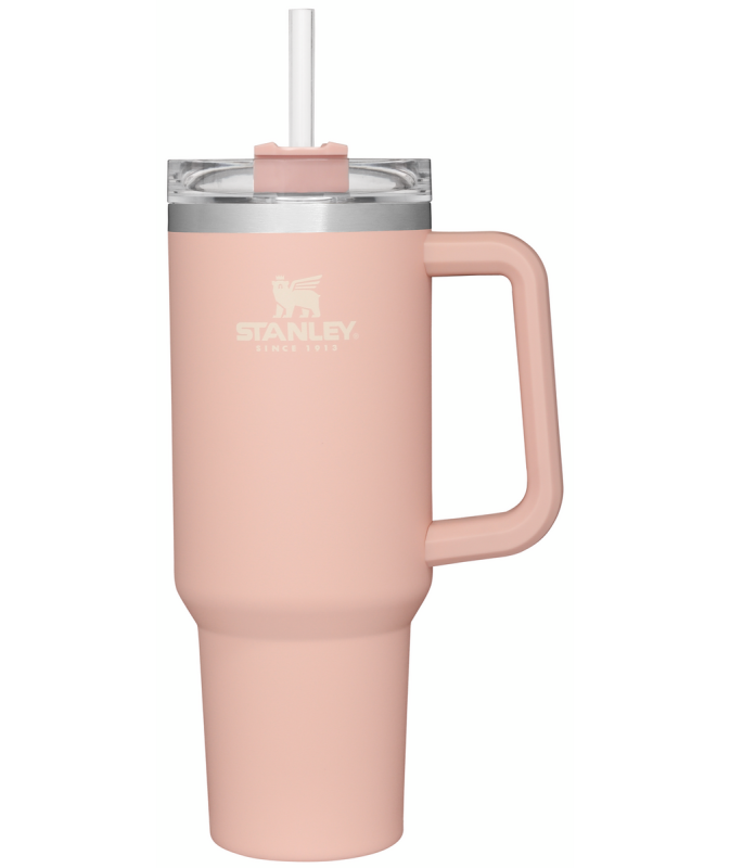 The Quencher H2.0 FlowState™ Tumbler  40 OZ - Stanley Tumbler - Stylish Stanley  Tumbler - Pink Barbie Citron Dye Tie