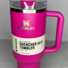 Stanley, Dining, Stanley Hot Pink Tumbler Camelia Barbie Pink Nwt 3oz