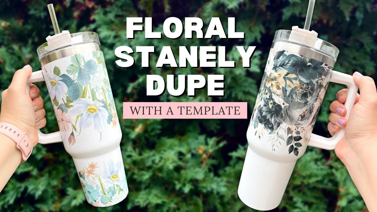 How To Sublimate A 40 Oz Tumbler // STANLEY TUMBLER DUPE