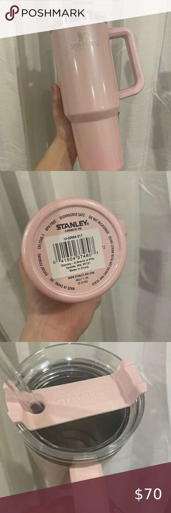 40 Oz Sublimation Tumbler DIY - Stylish Stanley Tumbler - Pink Barbie  Citron Dye Tie
