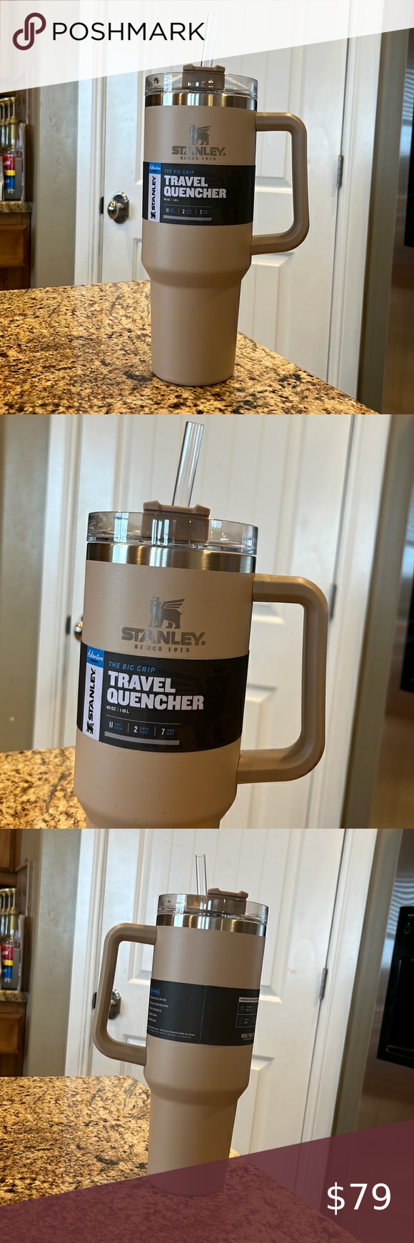 Brand New, never used Stanley Adventure Quencher 40oz Cup (Driftwood)