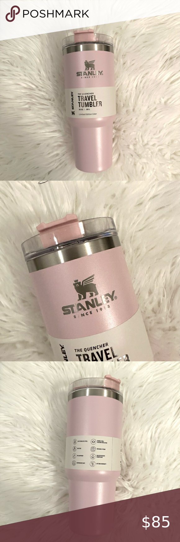 Stanley Adventure Quencher Tumbler 30oz Flawless Pink - Stylish Stanley  Tumbler - Pink Barbie Citron Dye Tie