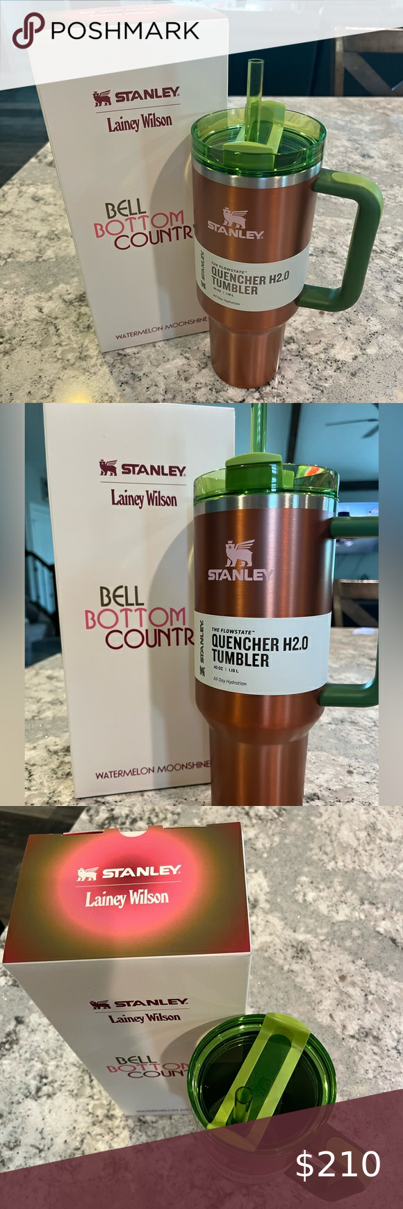 STANLEY 40 oz. Quencher H2.0 FlowState Tumbler - Watermelon Moonshine in  2023