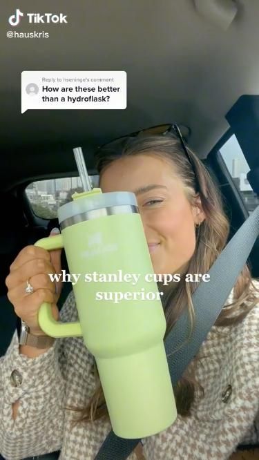 Stanley Cup 🤍 - Stanley Tumbler - Stylish Stanley Tumbler - Pink Barbie  Citron Dye Tie