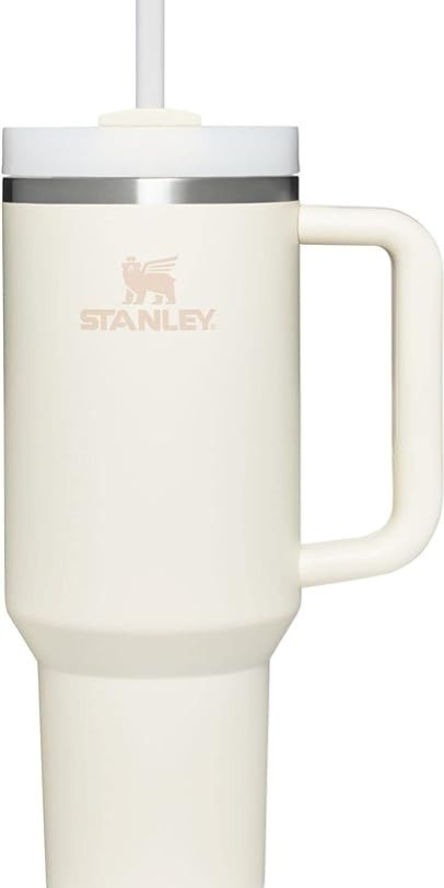 Stanley Adventure Quencher Cream Insulated 40 Oz Travel Tumbler NEW Cup Mug